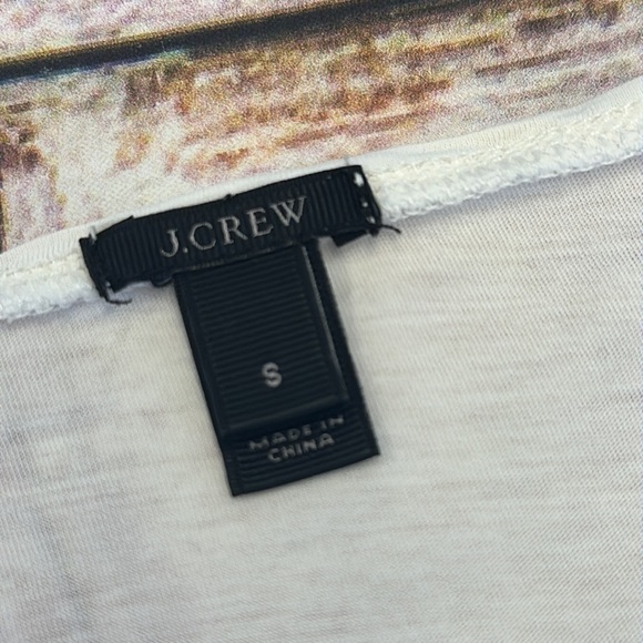 J. Crew • Off White Embroidered Top • Sz S - Picture 9 of 10